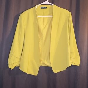 Open neck  blazer